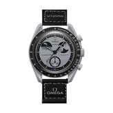 ساعت مچی امگا سواچ سه موتور فعال مدل MISSION TO THE EARTH – EARTHPHASE SO33M700