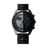 ساعت مچی امگا سواچ سه موتور فعال مدل MISSION TO THE EARTH – EARTHPHASE SO33M700
