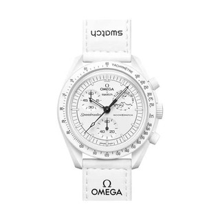 ساعت مچی امگا سواچ مدل MISSION TO THE EARTH – MOONPHASE – FULL MOON SO33W700